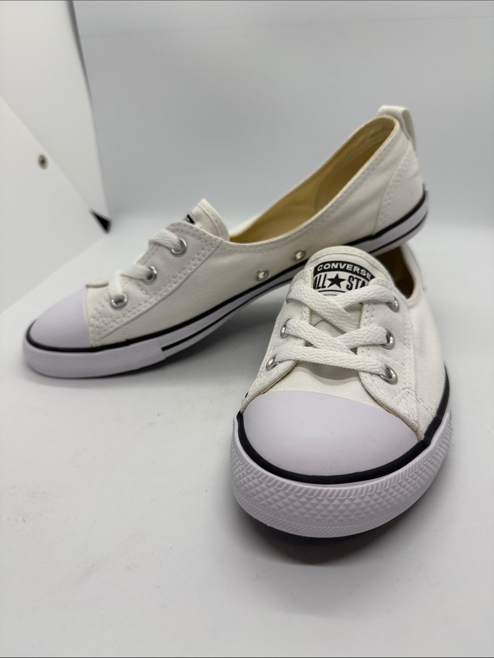 Converse Chuck Taylor All Star Ballet Canvas Slip-On Sneakers - NEW!